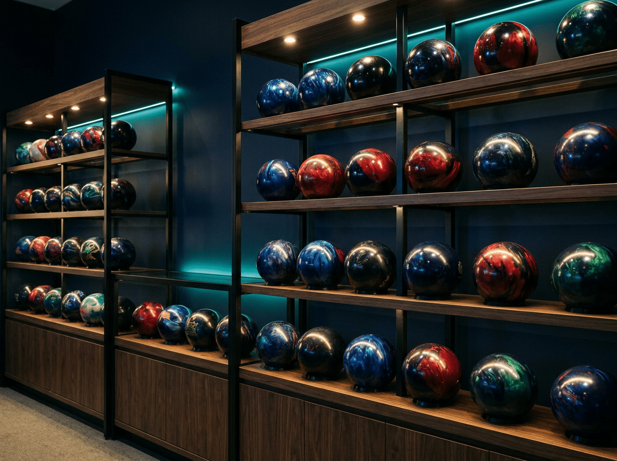 New Bowling Balls Showcase Display